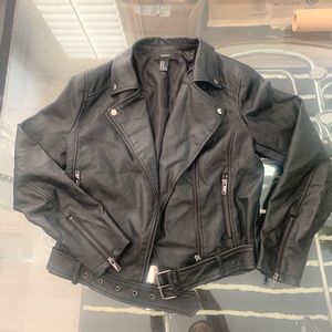 Faux Leather Jacket